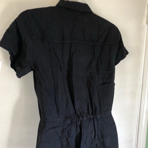 Nwt j crew factory black collared shirt dress sz0 - Picture 5 of 8